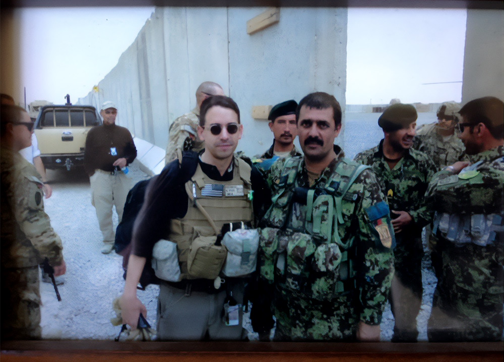 Richard in Afghanistan.